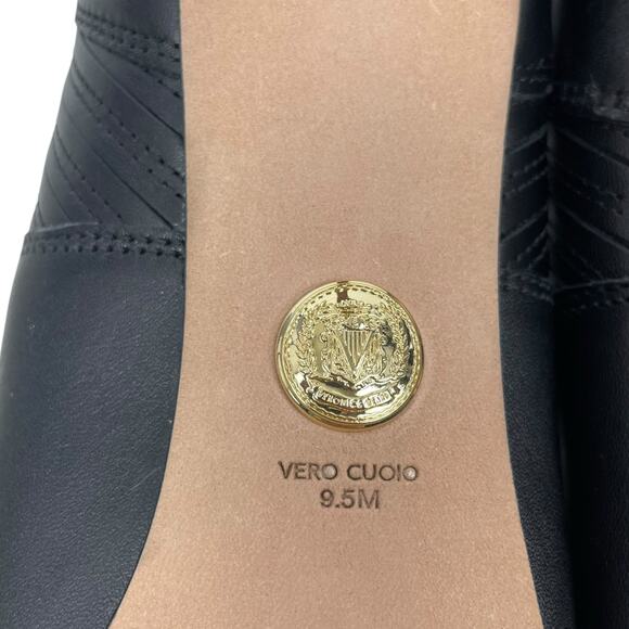 Veronica Beard Lisa Leather Mid Heel Ankle Bootie Boots Black Size 9.5M - Picture 11 of 13